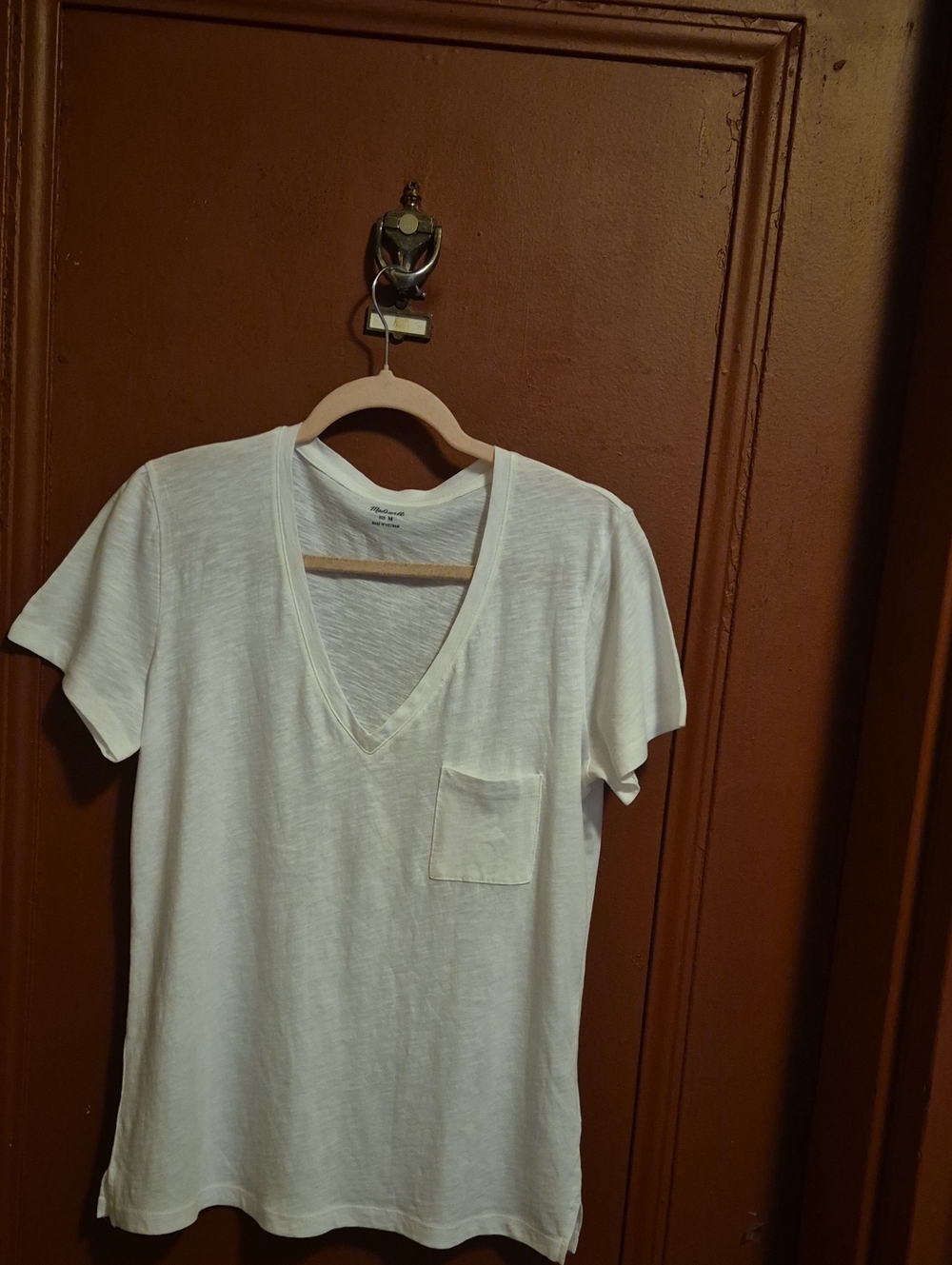 Madewell White Short Sleeve Crew Tee Size M